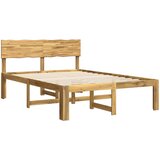  Krevetni okvir s uzglavljem ROSTOCK Bijela 135 x 190 cm | shoptok.hr