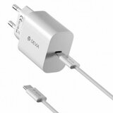 DEVIA kućni punjač pd set sa type-c kablom 30W beli | ePonuda.com