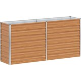  Povišena gredica - Vrtna gredica Svijetlosmeđa 160 x 40 x 77 cm | shoptok.hr