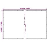  Mreža za spremnik HDPE 4 x 9 m crna | shoptok.hr