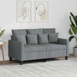  Dvosjed od tkanine smeđesivi 120 cm | shoptok.hr