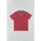 Dagi T-Shirt - Burgundy Cene