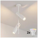 Brilagi LED RGBW prigušiva luster na šipci BRANCH 2xGU10/6,5W/230V beli Cene