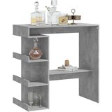 vidaXL Barski stol sa stalkom boja betona 100 x 50 x 101,5 cm iverica | shoptok.hr