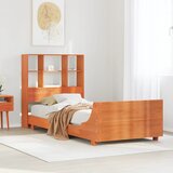 Maison Chic Posteljni okvir - Enojna postelja - Postelja za odrasle brez vzmetnice voščeno rjav 90x190 cm borovina-J8178, (21761595) | Shoptok.si