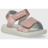 Geox Otroški sandali SANDAL LIGHTFLOPPY roza barva