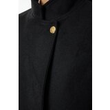 Trendyol Black Regular Elastic Waist Woolen Midi Coat | Eponuda.ba
