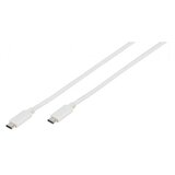 Vivanco USB kabel USB 3.2 gen. 1 (USB 3.0) USB-C&reg; utikač, USB-C&reg; utikač 1.00 m bijela 39641 cijene