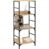  Polica za knjige boja hrasta 50x33x117,5 cm konstruirano drvo | shoptok.hr