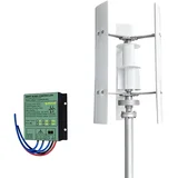 Vertikalna vetrna turbina, 3000W izhod, samostojni komplet, Brezplačen MPPT krmilnik, 3000W, 12V, (5000163966)