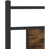 vidaXL Okvir kreveta bez madraca dimljena boja hrasta 90x200 cm drveni | shoptok.hr