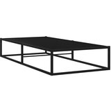 Furnova Posteljni okvir črn kovinski 90x200 cm, (21931574) | Shoptok.si