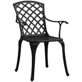  3-dijelni bistro set od lijevanog aluminija crni | shoptok.hr
