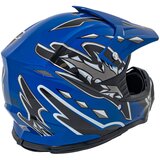  Motociklistička kaciga Enduro S - plava | shoptok.hr