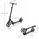 Kinderkraft romobil FREELY, Black | shoptok.hr