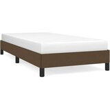  Posteljni okvir temno rjav 90x190 cm blago, (20727028) | Shoptok.si