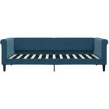  Dnevni krevet na razvlačenje plavi 90 x 200 cm baršunasti | shoptok.hr