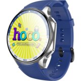 hoco. pametna športna ura Y24 Amoled ekran, MP3, MP4 video (s funkcijo klicanja) - srebrna z modrim paščkom | Shoptok.si