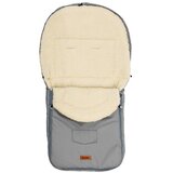 Sensillo Romper torba za kolica– svijetlo siva vuna (95x40) | shoptok.hr