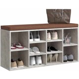  Klupa za cipele boja betona 103x30x48 cm konstruirano drvo | shoptok.hr