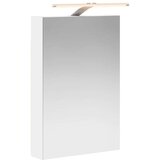  Kopalniška ogledalna omara z LED lučmi Bela 40 x 10,5 x 60,5 cm, (5000233121) | Shoptok.si