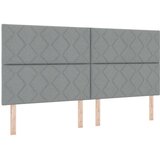  s opruga kutije Svijetlo siva 200 x 200 cm tkanina | shoptok.hr