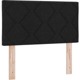 Box Postelja z vzmetnico z vzmetnico Črna 80 x 200 cm blago, (5000126876) | Shoptok.si