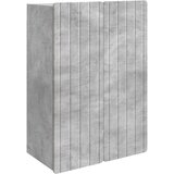  Omara za steno Betonsko siva 66 x 34,5 x 92 cm Inženirski les, (5000246798) Cene