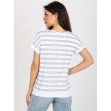 RELEVANCE Blouse-RV-BZ-8619.94-white-navy blue | Shoptok.si