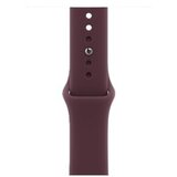 Apple watch series 12 gps + cellular 42mm radiant gold titanium case with burgundy sport band - s/m (MJGJ4WF/A) | Eponuda.com