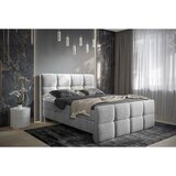 Esposa POSTELJA Z VZMETNICO 160 cm x 200 cm , tekstil svetlo siva | Shoptok.si