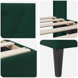  Krevetna konstrukcija Tamnozelena 200 x 200 cm Baršun | shoptok.hr