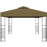  Sjenica 3 x 4 m smeđe-siva 180 g/m² | shoptok.hr