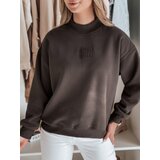 DStreet Bluza damska oversize z naszywką LOVASON mokka | Shoptok.si