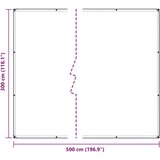  Prozirna cerada s ušicama 3x5 m PVC | shoptok.hr