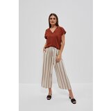 Moodo LADIES TROUSERS L-SP-4016 OFF WHITE Cene