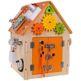  Drvena edukativna multifunkcionalna kućica za igru - šarena | shoptok.hr