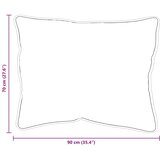  Jastuk 2 pcs Bijelo 90 x 70 x 40 cm Pamuk i poliester | shoptok.hr