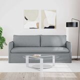 SOFA Svijetlo siva 195 x 82 x 85 cm Metal | shoptok.hr
