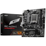 MSI PRO A620M-E, mATX, Socket AM5, Dual Channel DDR5 6800+MHz, 1x PCIe x16 slot, 1x M.2 slot, 1x HDMI, 1x VGA, 2x USB 3.2 Gen 1, | Eponuda.ba