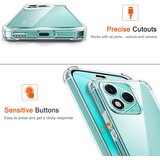 Techsuit Shockproof Clear Silicone prozirna maskica otporna na udarce za Honor 600 Lite | shoptok.hr