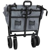  Sklopiva ručna kolica Siva 105 x 56.5 x 116 cm Oxford tkanina - Siva | shoptok.hr