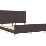  Postelja Temno Rjava 180x200 cm Tkanina, (22049577) | Shoptok.si
