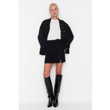 Trendyol Black Slit Mini Denim Skirt Cijene