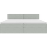  Krevet s od storage Svijetlo siva 200 x 200 cm Baršun | shoptok.hr