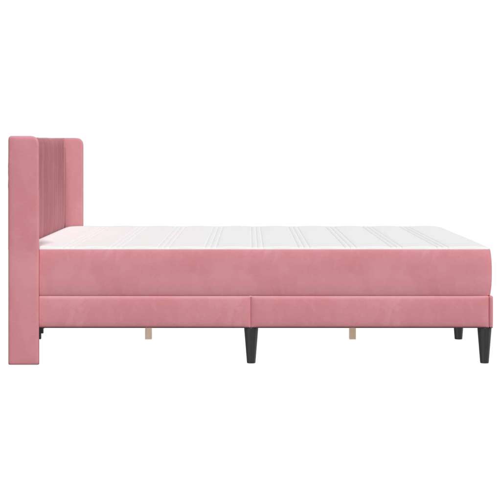  Okvir za krevet Ružičasta 140 x 190 cm Baršun - Ružičasta 140 x 190 cm | shoptok.hr