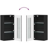 vidaXL Kabinetski zidni Zidne Crna 55 x 29 x 100 cm Konstruirano drvo | shoptok.hr