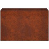  Vrtna saksija Rđa 80 x 30 x 50 cm Otporni čelik | shoptok.hr