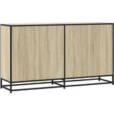 vidaXL Komoda sonoma hrast 134x35x76 cm izrađeno drvo | shoptok.hr