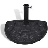 vidaXL Polkrožni podstavek za senčnik / dežnik iz smole, (20609857) | Shoptok.si